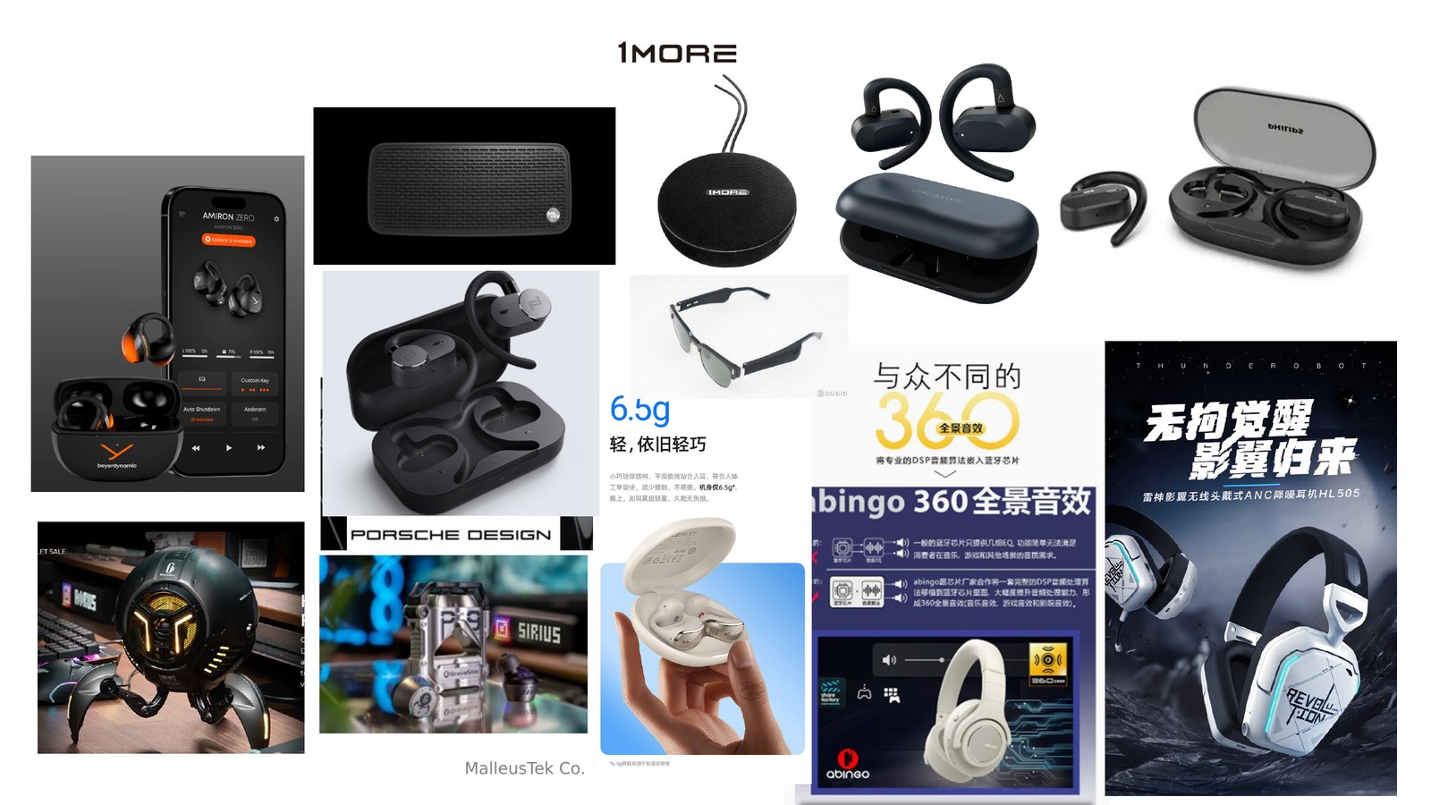 Products using Malleus algorithms